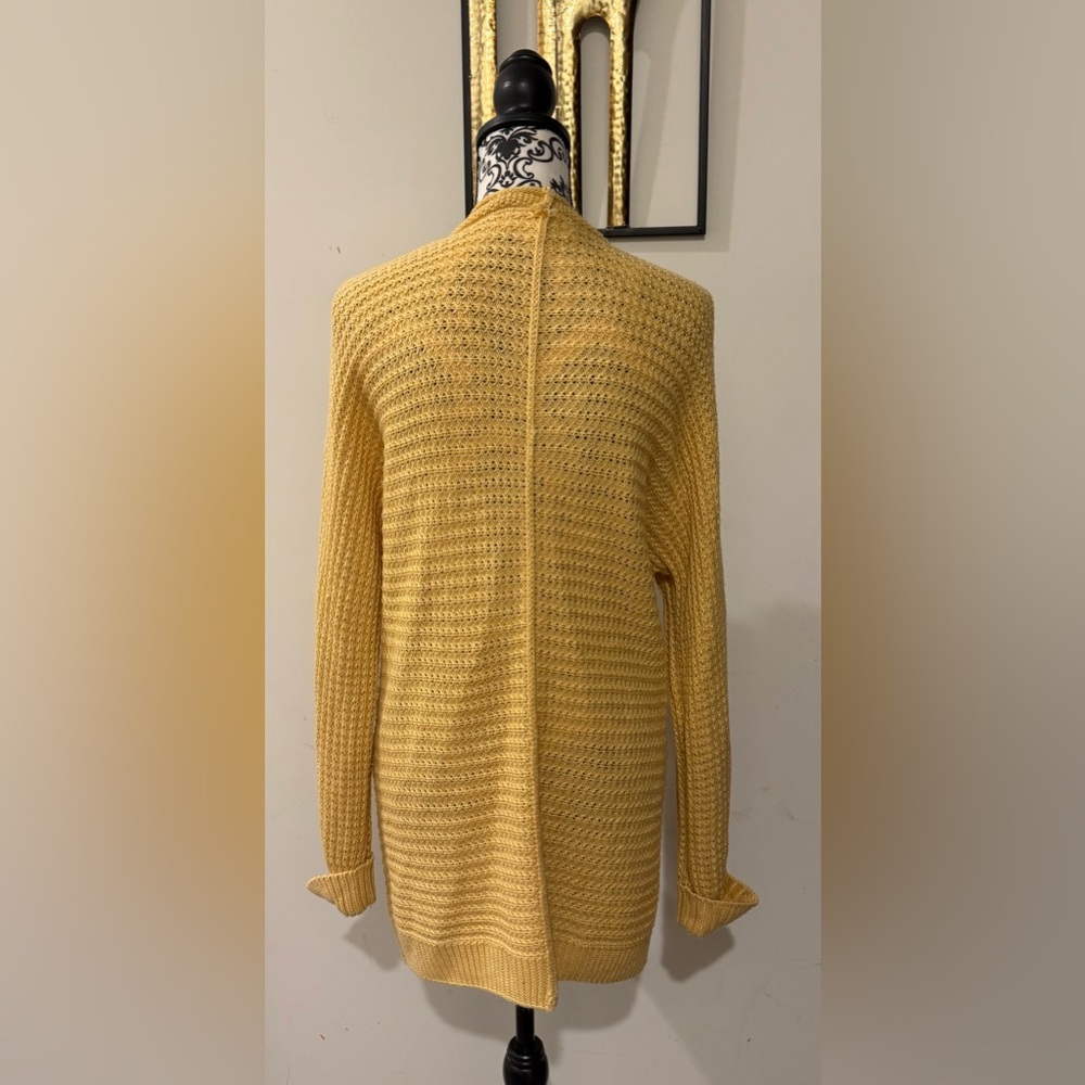 Pinque Yellow Women's Cardigan - Picture 4 of 6